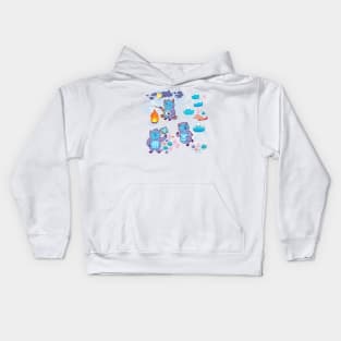 Busy Yeti Kids Hoodie